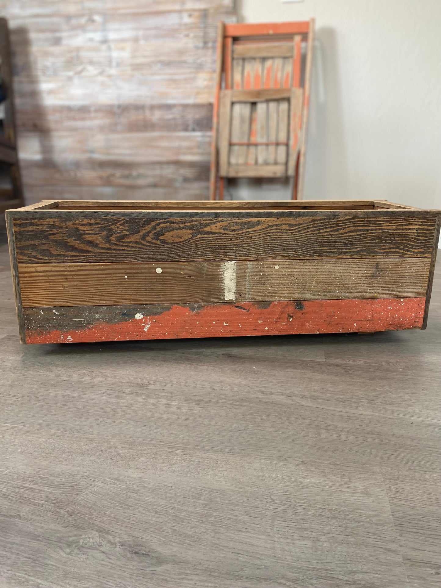 Reclaimed Wood Planter Box