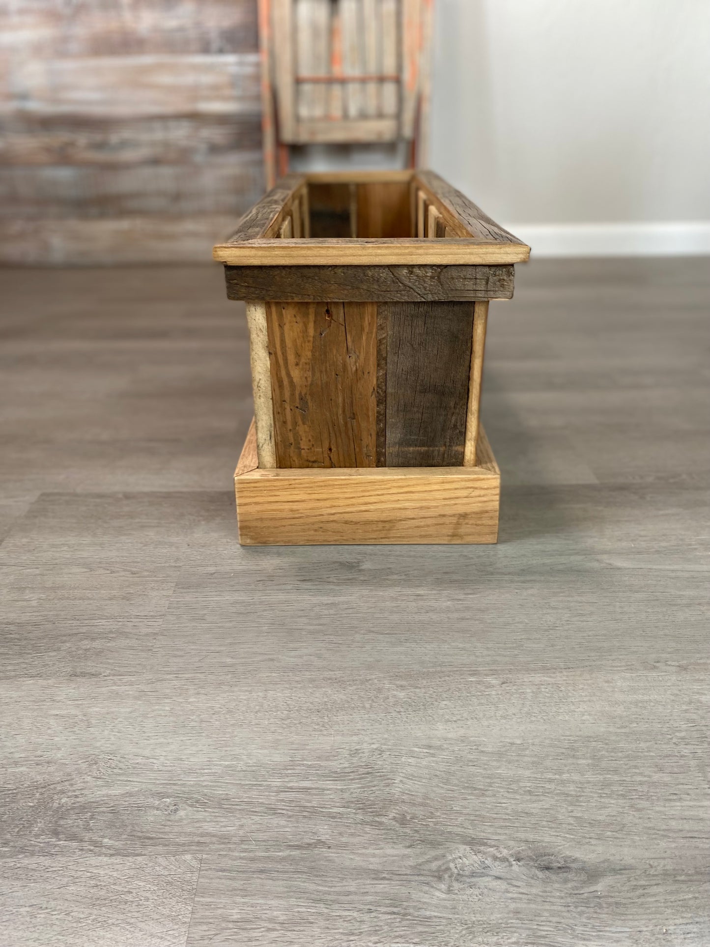Reclaimed Wood Planter Box
