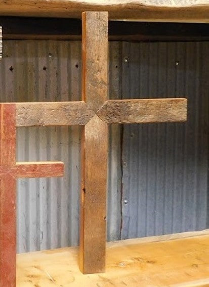 Reclaimed Wood Cross - Large
